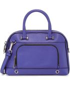 Milly Astor Pebbled Satchel Bag - Lyst