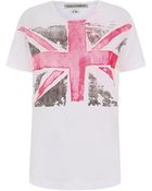 Simeon Farrar Oversized Union Jack Tshirt - Lyst