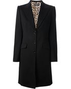 Dolce & Gabbana Single Breasted Coat - Lyst