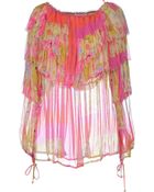 Blumarine Blouse - Lyst