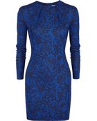 Matthew Williamson Printed Stretch-Jersey Mini Dress - Lyst