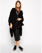 Asos Oversized Kimono In Teddy Texture - Lyst