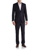 Saks Fifth Avenue Black Label Slim-Fit Wool & Silk Suit - Lyst