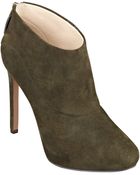Nine West Navajoe Leather Or Suede Booties - Lyst