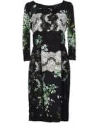Dolce & Gabbana Knee Length Dress - Lyst
