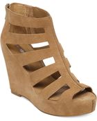 BCBGeneration Torrez Platform Wedge Sandals - Lyst