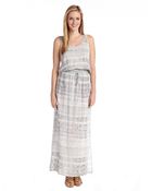 Karen Kane Beach Stripe Drawstring Maxi Dress - Lyst