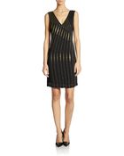 French Connection Sequin Accented Shift Dress - Lyst