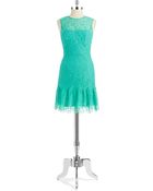 Shoshanna Illusion Neck Dress - Lyst