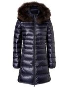 Duvetica Ociroe Down Jacket With Fur-Trimmed Hood - Lyst