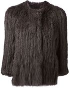 Meteo By Yves Salomon Rabbit Fur Jacket - Lyst