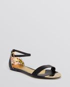 Ted Baker Flat Sandals Ballena 2 - Lyst