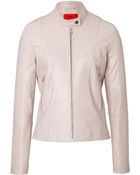 Hugo Leather Moto Jacket - Lyst