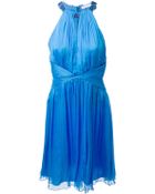 Matthew Williamson Sleeveless Pleated Dress - Lyst
