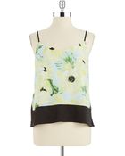 French Connection Floral Tank Top - Lyst