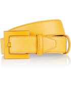Oscar de la Renta Leather Waist Belt - Lyst