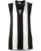 Lanvin Striped Top - Lyst
