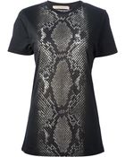 Christopher Kane Python Skin Print Top - Lyst