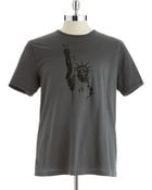 John Varvatos Graphic T-Shirt - Lyst