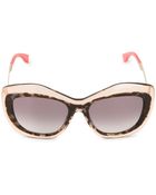 Fendi Transparent Sunglasses - Lyst