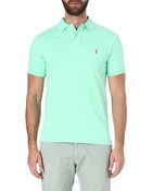 Ralph Lauren Slimfit Mesh Polo Shirt - Lyst