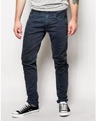 Replay Jeans Anbass Slim Fit Stretch Color Overdye - Lyst