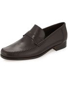 Bruno Magli Porro Leather Slip-On Loafer - Lyst