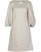 Alberta Ferretti Short Dress - Lyst