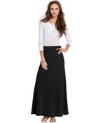 Alternative Apparel A-line Maxi Skirt - Lyst