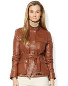 Lauren by Ralph Lauren Monza Leather - Lyst