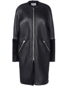 Acne Studios Leather Outerwear - Lyst