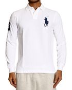 Polo Ralph Lauren T-Shirt Long Sleeve Mash Custom Fit With Big Pony Embrodery - Lyst