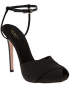 Giambattista Valli Banded Peep Toe Pump - Lyst