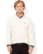 Polo Ralph Lauren French-Rib Shawl Sweater - Lyst