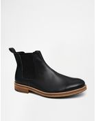 Asos Chelsea Boots In Leather - Lyst