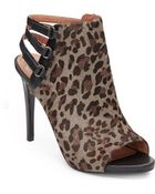 Vince Camuto Fenette 2 Leopard Printed Calf-Hair Sandals - Lyst
