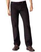 Levi's Big And Tall 550 Relaxed-Fit Black Jeans - Lyst