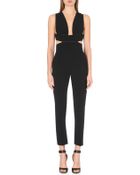 Stella McCartney Cut-out Stretch-crepe Jumpsuit - Lyst