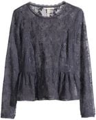 H&M Lace Blouse - Lyst