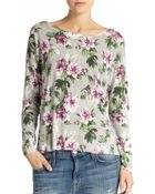 Joie Emelle Floral-Print Sweater - Lyst