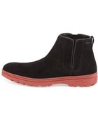 Ferragamo Phil Suede Chelsea Boot - Lyst
