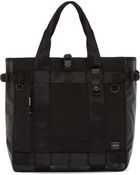 Porter Black Heat Tote Bag - Lyst
