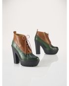 Polo Ralph Lauren Calfskin Hester Bootie - Lyst