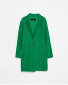 Zara Wool Coat - Lyst