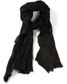 Avant Toi Destroyed Scarf - Lyst
