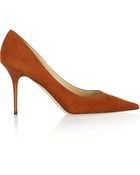 Jimmy Choo Agnes Suede Pumps - Lyst