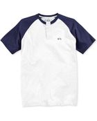 American Rag Baseball Henley - Lyst