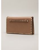 Valentino Rockstud Clutch - Lyst