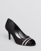 Stuart Weitzman Peep Toe Evening Pumps - Glohotwire High Heel - Lyst