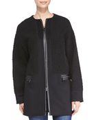 Dl2 By Dawn Levy Felix Faux-sherpa Coat - Lyst